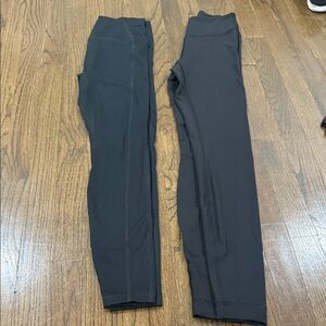 Lululemon and Gilly Hicks Black Leggings